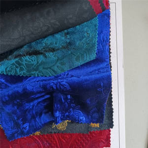 Warp 95 poliéster 5 spandex franela poliéster elástico pleuche Corea tela de terciopelo estrella dorada para vestido completo - Product Image 1