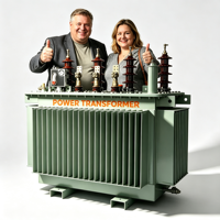 Transformateur de distribution de puissance triphasé immergé dans l'huile Taishun S11 80KVA 50/60Hz 6.3kV 10kV