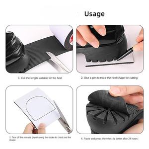 Semelle en maille anti-usure auto-adhésive Eva antidérapante résistante à l'usure Protection de semelle Paster - Product Image 3