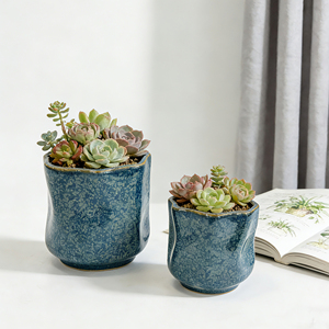 Personnalisation professionnelle de grands pots de plantes en céramique, ensembles de petits pots de fleurs en céramique pour fleurs décoratives - Product Image 5