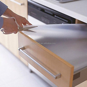 Tapis de protection classique en EVA pour tiroirs de cuisine, antidérapant, léger, rectangulaire, en plastique, imperméable, avec adhésif - Product Image 5