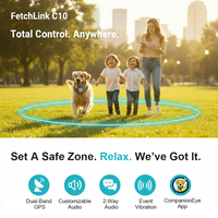 Collar Inteligente para Mascotas con Rastreo GPS, Cámara HD, Rastreo en Tiempo Real, Audio Bidireccional, 4G y WiFi, Valla Virtual para la Seguridad de Mascotas al Aire Libre