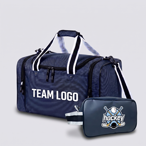 <span class=keywords><strong>Bolsa</strong></span> de Entrenador de Hockey Personalizada, Resistente y de Lujo, para Club Deportivo, de PVC Impermeable, con Cierre de Nailon SBS, Asa Suave, Gran Capacidad, Alta Calidad - Product Image 4
