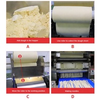 Nouille fraîche commerciale faisant la machine Produit automatique de grain de coupeur de nouille de riz faisant la machine Nouille électrique faisant la machine