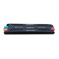 Protection contre les surtensions/surintensités/courts-circuits, alimentation linéaire à découpage LED 24V 500W, AC 170-265V vers DC 24V, sortie unique