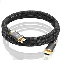 Câble HDMI 8K certifié 60Hz 4K 120Hz 48Gbps 1M 2M 3M Haute résolution HDTV Câble HDMI 2.1