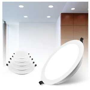 Luz de painel DOB de plástico de qualidade garantida 5/9/12/18/24/30W embutida LED em promoção