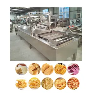 Wholeselling Factory Manufacturing French fries Processing Line Fried Potato Chips Machinery