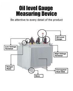 Transformateur de puissance immergé dans l'huile triphasé haute performance ZhongShao, modèle S9/S11/S13, efficacité de 98%, garantie de 5 ans - Product Image 5