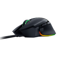 Mouse game optik asli Razer pabisk V3 RGB, Mouse game berkabel 11 tombol dapat diprogram 26000 DPI RGB