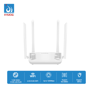 HSGQ-R1200 bán buôn dual-band Wifi 2.4G/5G 1200Mbps Router với ăng-ten bên ngoài - Product Image 2