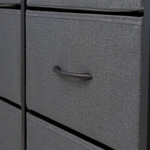 Modern Durable Living Room Fabric <b>Cabinets</b> with 8 Drawers Freestanding Design - Product Image 5