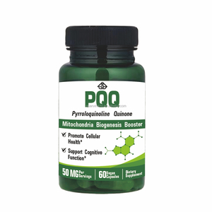 Complément PQQ 50mg 60 Capsules pour l'Amélioration Cognitive, l'Énergie Cellulaire et le Soutien Immunitaire (OEM) - Product Image 2
