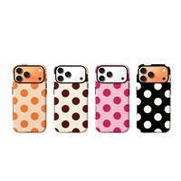 Motif de points simples. Coque magnétique deux-en-un pour iPhone 17 Pro Max, compatible avec iPhone 16/15