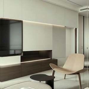 Juego de Sofás de Madera Minimalista Personalizado para Interiores Grandes, Muebles para Toda la Casa, para Sala de Estar, para Villas - Product Image 6