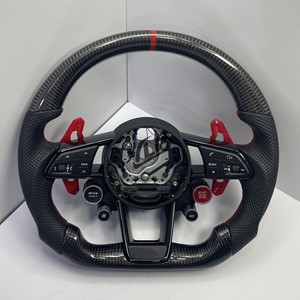 Volant en fibre de carbone sur mesure pour <span class=keywords><strong>Audi</strong></span> <span class=keywords><strong>RS</strong></span> A3 A4 A5 A6 C7 B8 R8 S3 S4 S5 <span class=keywords><strong>Q3</strong></span> Q5 Q7 A7 S7 TT RS3 RS5 RS6 RS7 B9 - Product Image 4