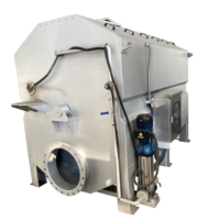 Équipement de filtration à tambour rotatif avec armoire de commande PLC et barre de pulvérisation autonettoyante pour les eaux usées des usines laitières et de boissons