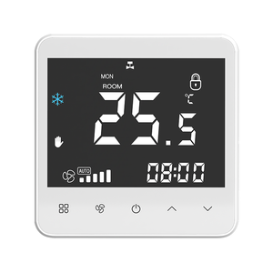 <span class=keywords><strong>Thermostat</strong></span> intelligent FCU Wifi RS485 Modbus 24VDC 0-10V PWM Contrôleur d'unité de <span class=keywords><strong>climatisation</strong></span> HVAC - Product Image 1
