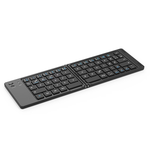 Mới Cho 5.0 Siêu Mỏng Touchpad Dual-Gấp Bàn Phím Tương Thích Với IBM PC/Mac/Ipad/Iphone // Linux/IOS/Android - Product Image 1