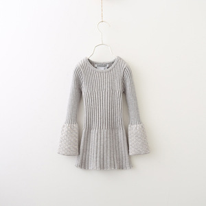 Achats en ligne de pulls longs pour filles, faits à la main, avec motifs de tricot, en vrac, pour enfants - Product Image 3