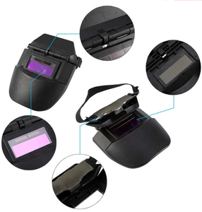 หน้ากากเชื่อมแบบพลิกขึ้นได้ พร้อมเลนส์ปรับแสงอัตโนมัติด้วยพลังงานแสงอาทิตย์ ให้สีที่สมจริง - Product Image 6