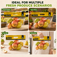 Bolsa de Plástico para Agricultura con Cierre, Impresión Personalizada, Grado Alimenticio PET/CPP, para Lechuga y Frutas