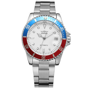 Reloj con logotipo personalizado mecánico automático de acero inoxidable para hombre clásico de marca de venta caliente con MOQ 1 - Product Image 3