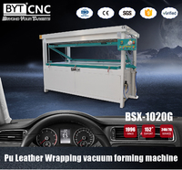 Nouveau tableau de bord PU cuir machine de formage sous vide tableau de bord machine d'emballage sous vide pour voiture et camion