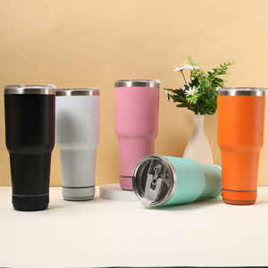 30oz Modern Bluetooth Speaker Stainless Steel Thermos Mug with Leak-Proof Lid and Eco-Friendly Design - Product Image 1