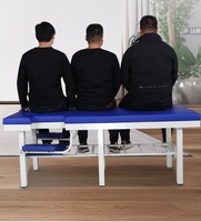 Lit de beauté multifonctionnel renforcé à six pieds table de massage portable lit de massage pour spa de beauté