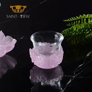 Commercio all'ingrosso della fabbrica stabilito della tazza di Cawa del caffè arabo del tè di Ramadan di cristallo di SAINT-VIEW - Product Image 2