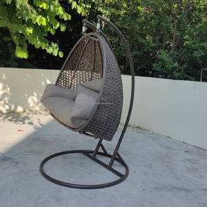 Nouvelle Offre Spéciale : Chaise Suspendue de Jardin en Rotin pour Extérieur, Fauteuil Balançoire de Patio à Prix Abordable, Vente Directe Usine - Product Image 3