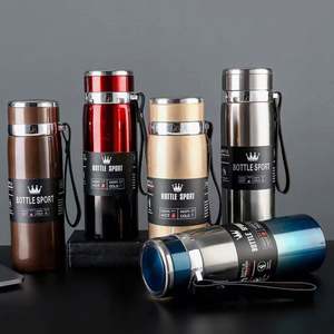 <b>Double</b> <b>Wall</b> 316 Stainless Steel Thermos Bottle With Lid and Rope Keep Hot and Cold for Daily Use - Product Image 6