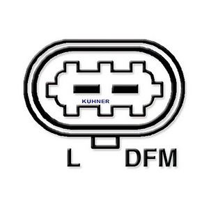 Alternatore compatibile con SAAB 9-3 1.8t 2.0 Benzina (KW: 110, CV: 150) dal 03-2005 al 02-2015 KUHNER 553195RIK NUOVO - Product Image 3