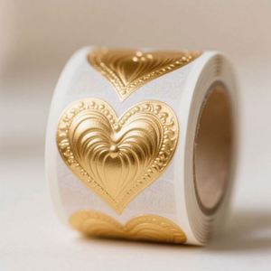 Pegatinas Adhesivas en Forma de Corazón para el Día de San Valentín, al por Mayor, No se Secan, Decoración y Regalos Comerciales para Bodas - Product Image 1