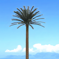 Torre de Telecomunicaciones Camuflada Tipo Árbol Biónico para 4G/5G, Mástil de Acero Galvanizado en Caliente con Tubo Redondo para Zonas Residenciales, Parques y Áreas Escénicas