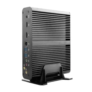 Mini PC de bureau Gamer, Core i7-10510u, 10e Gen, Compact et robuste, sans ventilateur, ordinateur graphique, ITX, UHD, avec certificat CE, windows 10