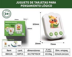 Nouvelle machine <span class=keywords><strong>d</strong></span>'apprentissage des cartes flash en <span class=keywords><strong>espagnol</strong></span>, insérateur de cartes Little Teacher, machine <span class=keywords><strong>d</strong></span>'éducation précoce, jouet audio pour enfants. - Product Image 6