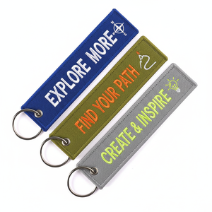 Chaveiro Personalizado com Bordado de Logo de Marca Promocional de Moda - Product Image 5