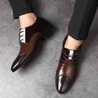 Chaussures formelles décontractées pour hommes Style mariage britannique à lacets imperméable et respirant Design plat pour les saisons printemps/été