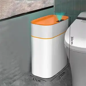 Fabricant de poubelles en plastique, nouvelle poubelle intelligente à capteur automatique intelligent électrique sans contact/