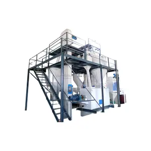 Complete 1-2T/h Animal Aquaculture Fish Feed Pellet Machine Granulation Line For Fish Granulated Feed