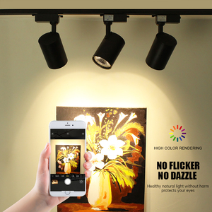 Kxj Chất Lượng Cao Chiếu Sáng Thương Mại Trắng Đen Nhôm 10W 20W 30W Trần LED Ánh Sáng Theo Dõi - Product Image 4