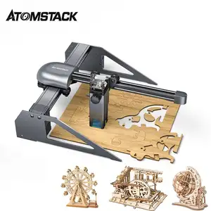 ホット販売ATOMSTACK P7M40小型アクリルプラスチックステンレス鋼ネームプレートレーザー切断ポータブルレーザー彫刻機