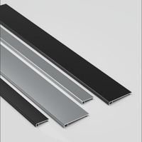 Plinthe en alliage d'aluminium à coupe diamantée de 3 cm, 4 cm, 5 cm, 6 cm, plinthe d'angle flexible pour la décoration murale moderne
