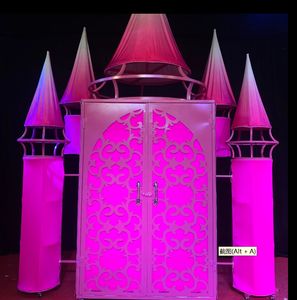 Accessoires de spectacle de magie de grande scène Événements de fête Château magique Apparaissant <span class=keywords><strong>Illusion</strong></span> Props à vendre - Product Image 3