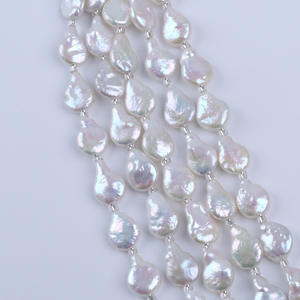 Perles d'eau douce naturelles en gros, 1,8-2,2 mm, petites perles blanches, perles semi-finies en vrac pour accessoires de bijoux DIY - Product Image 3