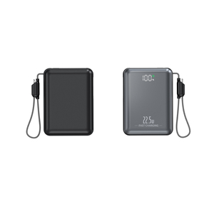 เครื่องชาร์จพกพา อัลตร้ามินิ 10000mAh 22.5W พาวเวอร์แบงค์ชาร์จเร็ว |   สายชาร์จ USB-C ปลอดภัยสำหรับการเดินทาง อุปกรณ์ชาร์จที่จำเป็นสำหรับการเดินทาง - Product Image 2