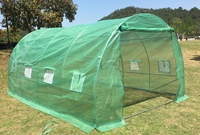 Grande serre tunnel autoportante 4x3x2m avec couverture en PE renforcé résistant aux UV et structure en acier galvanisé pour culture de plantes