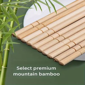 <span class=keywords><strong>Palillos</strong></span> Desechables Ecológicos de Bambú con Logotipo Grabado Personalizado <span class=keywords><strong>para</strong></span> Restaurantes de Sushi, <span class=keywords><strong>Comida</strong></span> Rápida y Uso en Viajes - Product Image 4